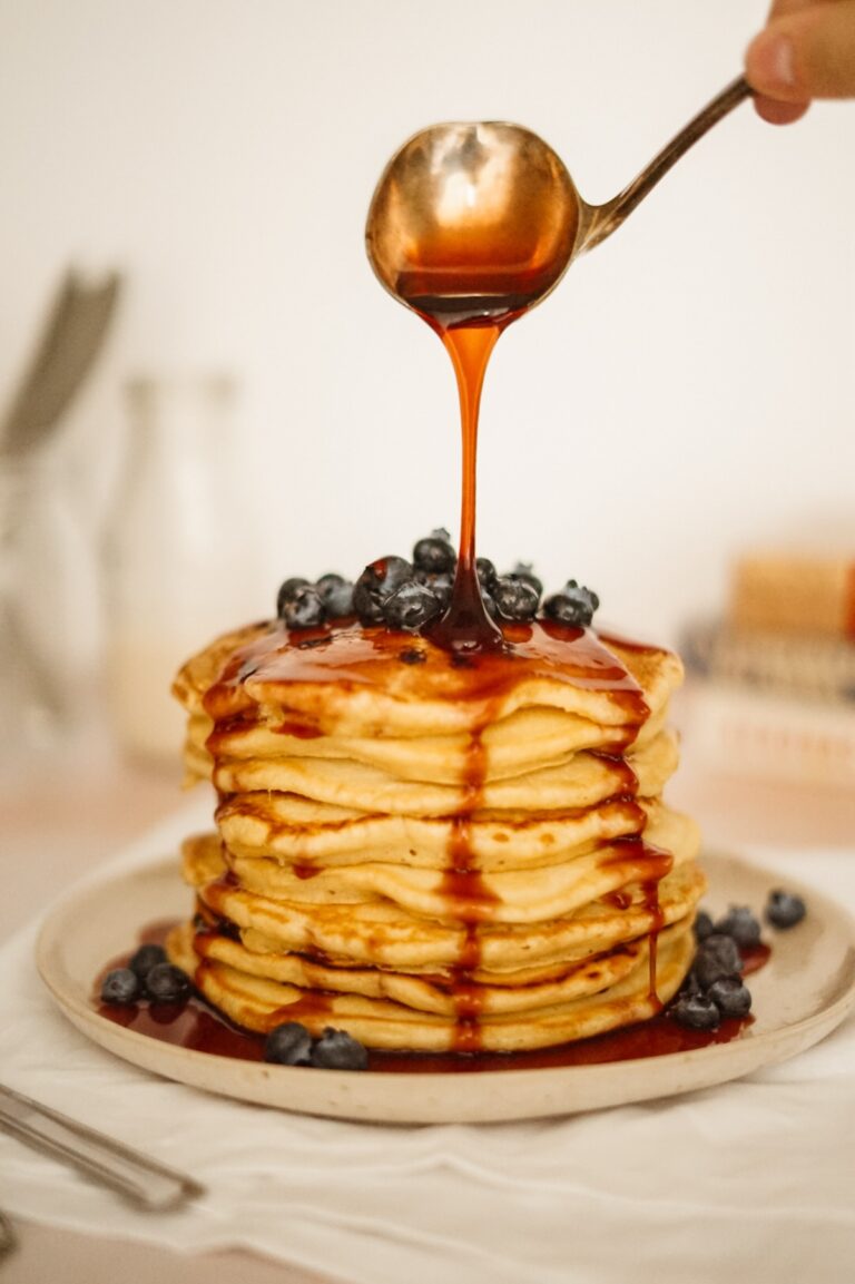 Brown Sugar Blueberry Pancakes