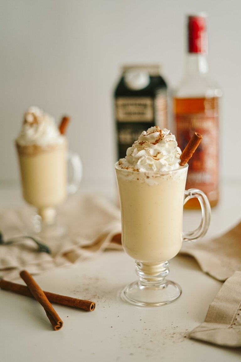 Gingerbread Rum Spiced Eggnog