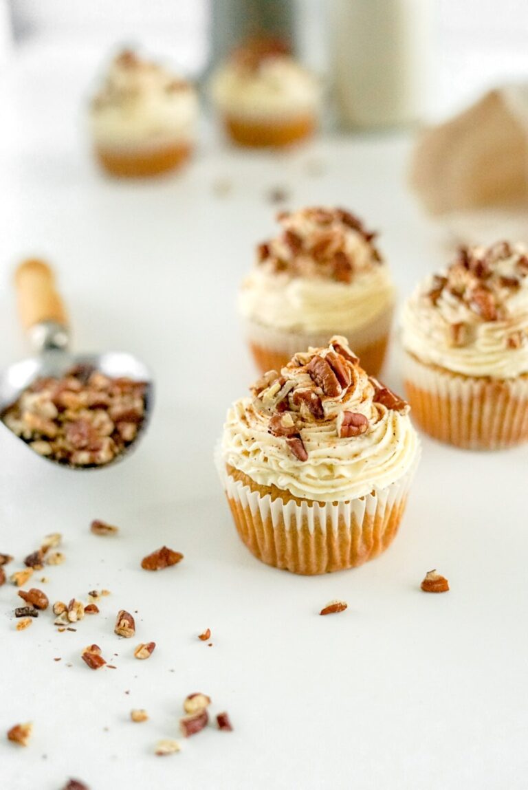 Honey Rum Cupcakes with Brown Butter Buttercream