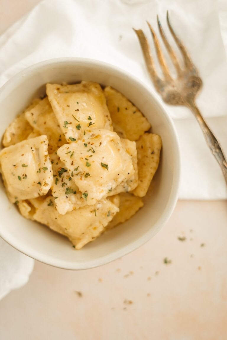 Loaded Baked Potato Ravioli