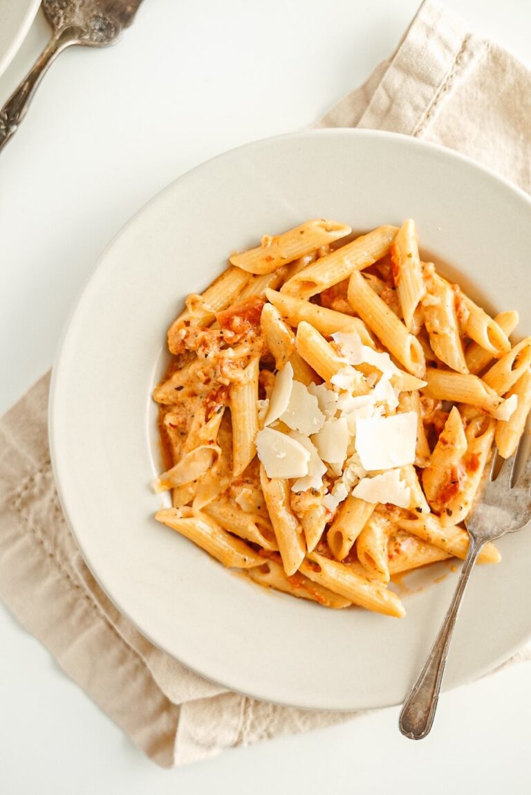 Ricotta Pesto Penne alla Vodka