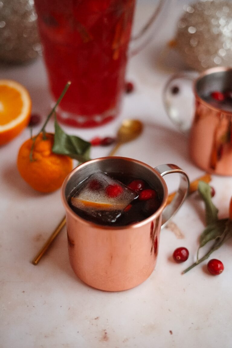 Cranberry Moscow Mule – The Muletide Cheer Cocktail