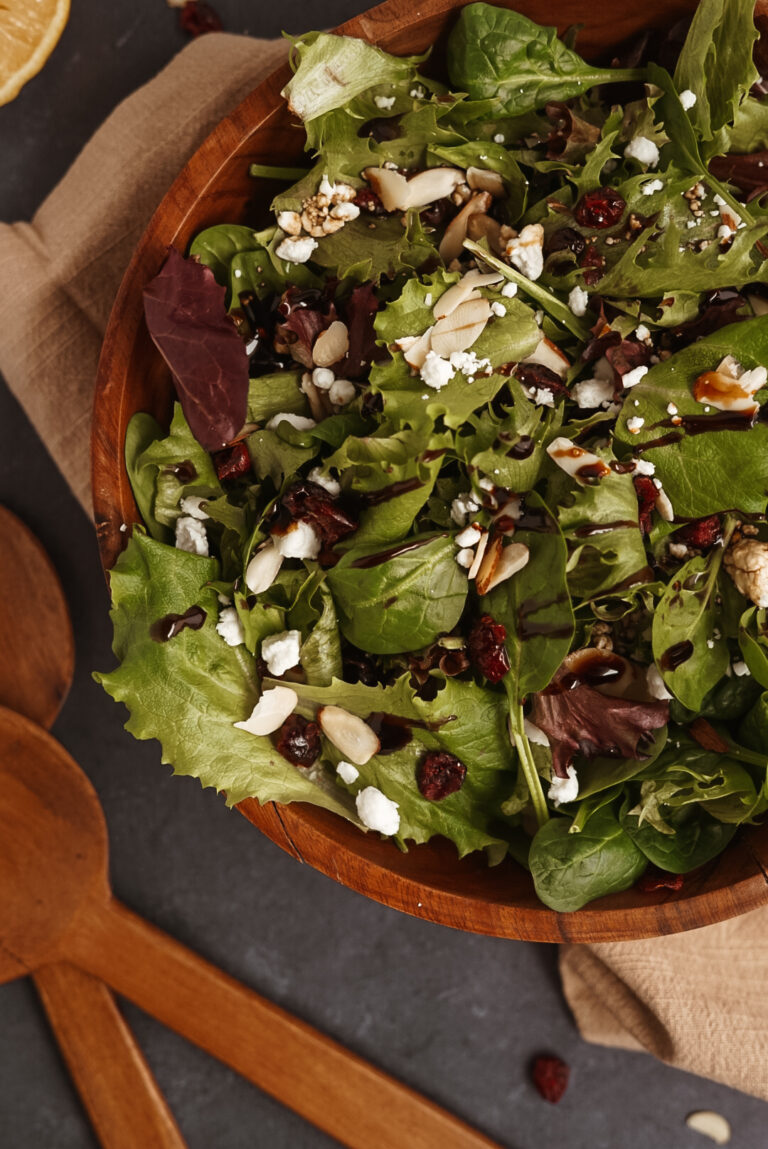 Winter Cranberry and Goat Cheese Salad