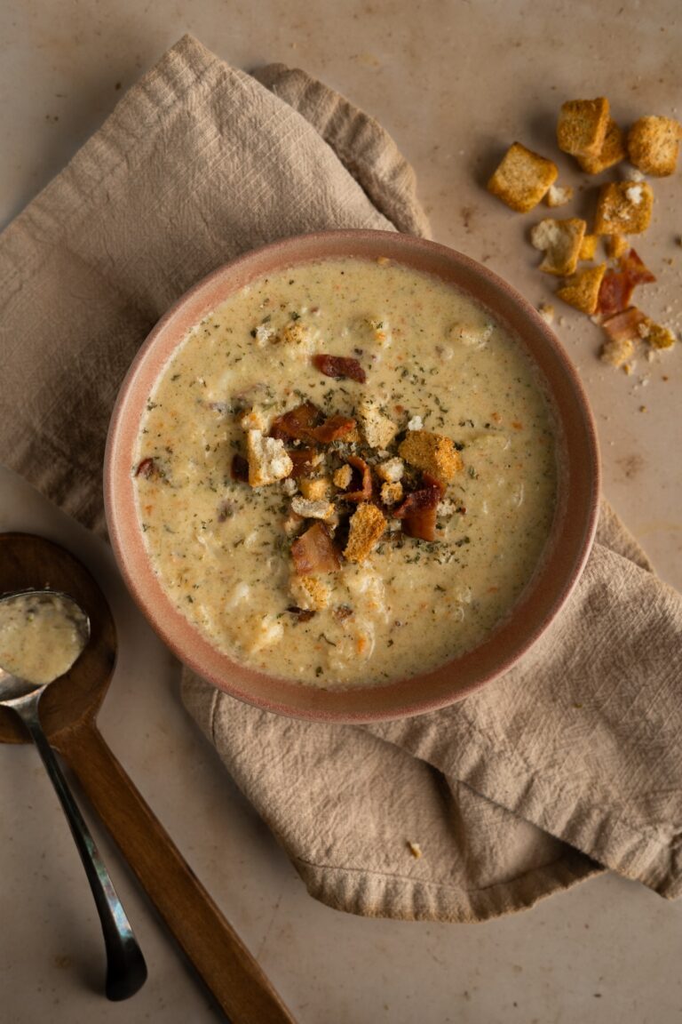 Broccoli Cheddar Gnocchi Soup