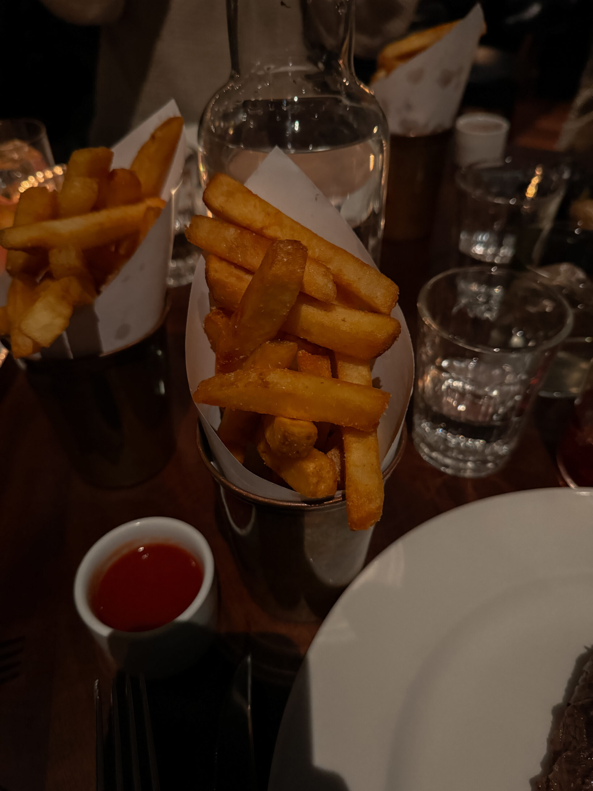 cup of French fries.