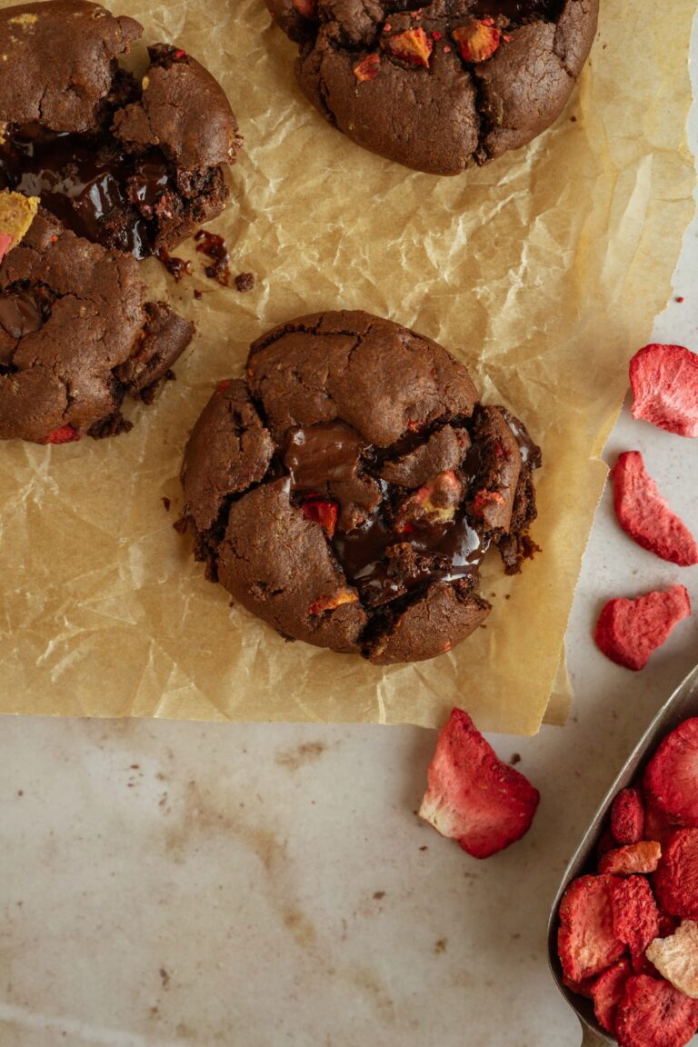 Chocolate Covered Strawberry Cookies