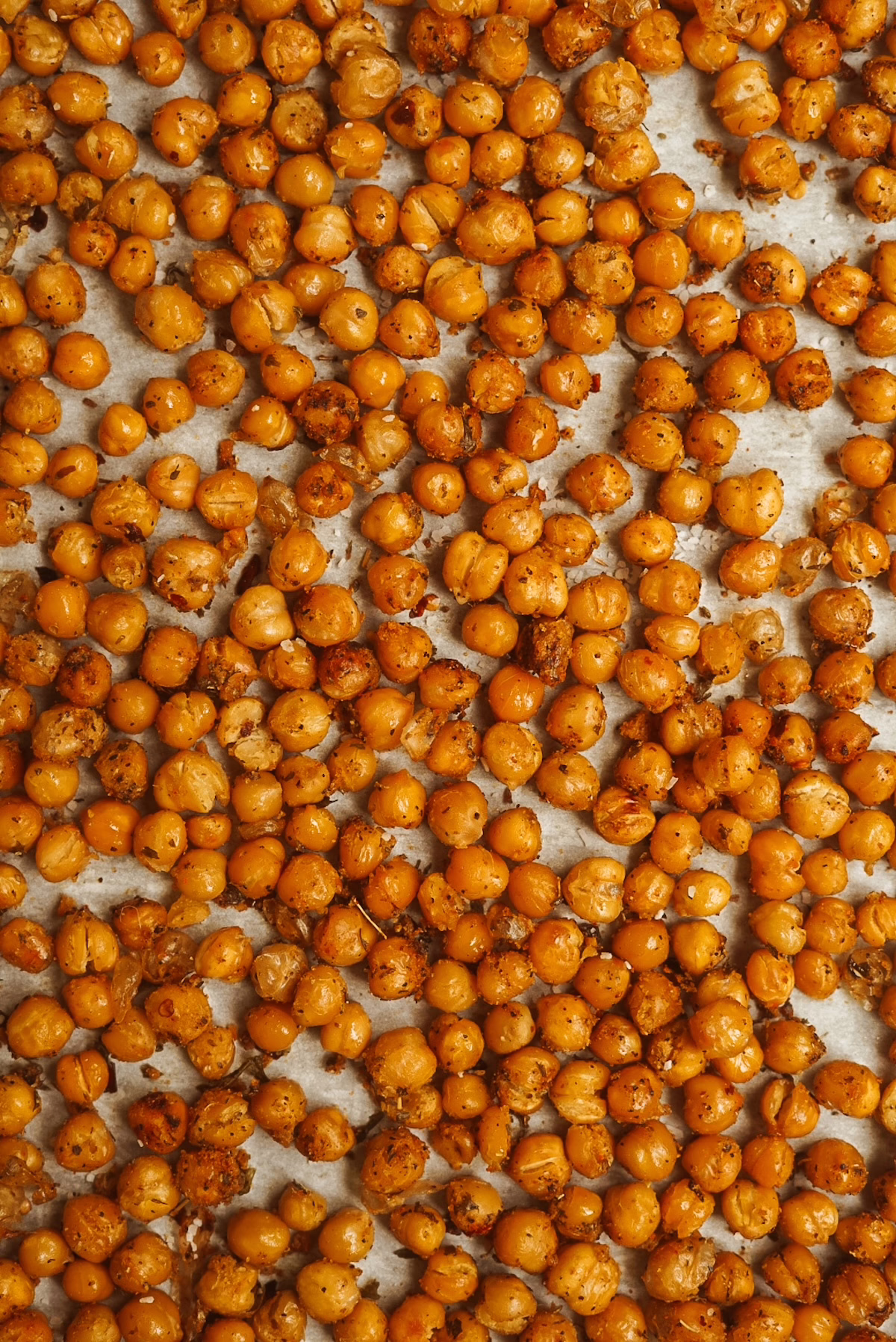 Oven Roasted Garlic and Herb Chickpeas