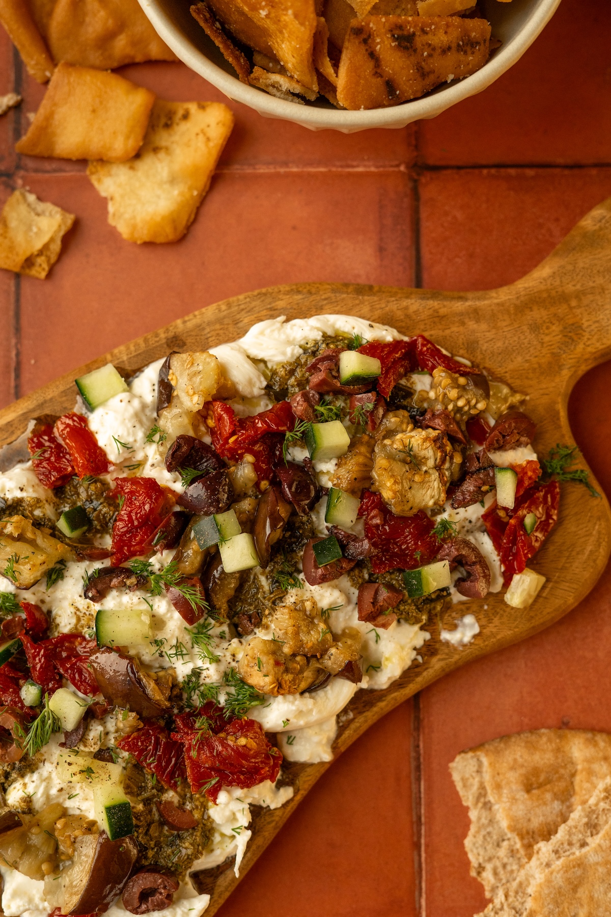 Mediterranean Burrata Board