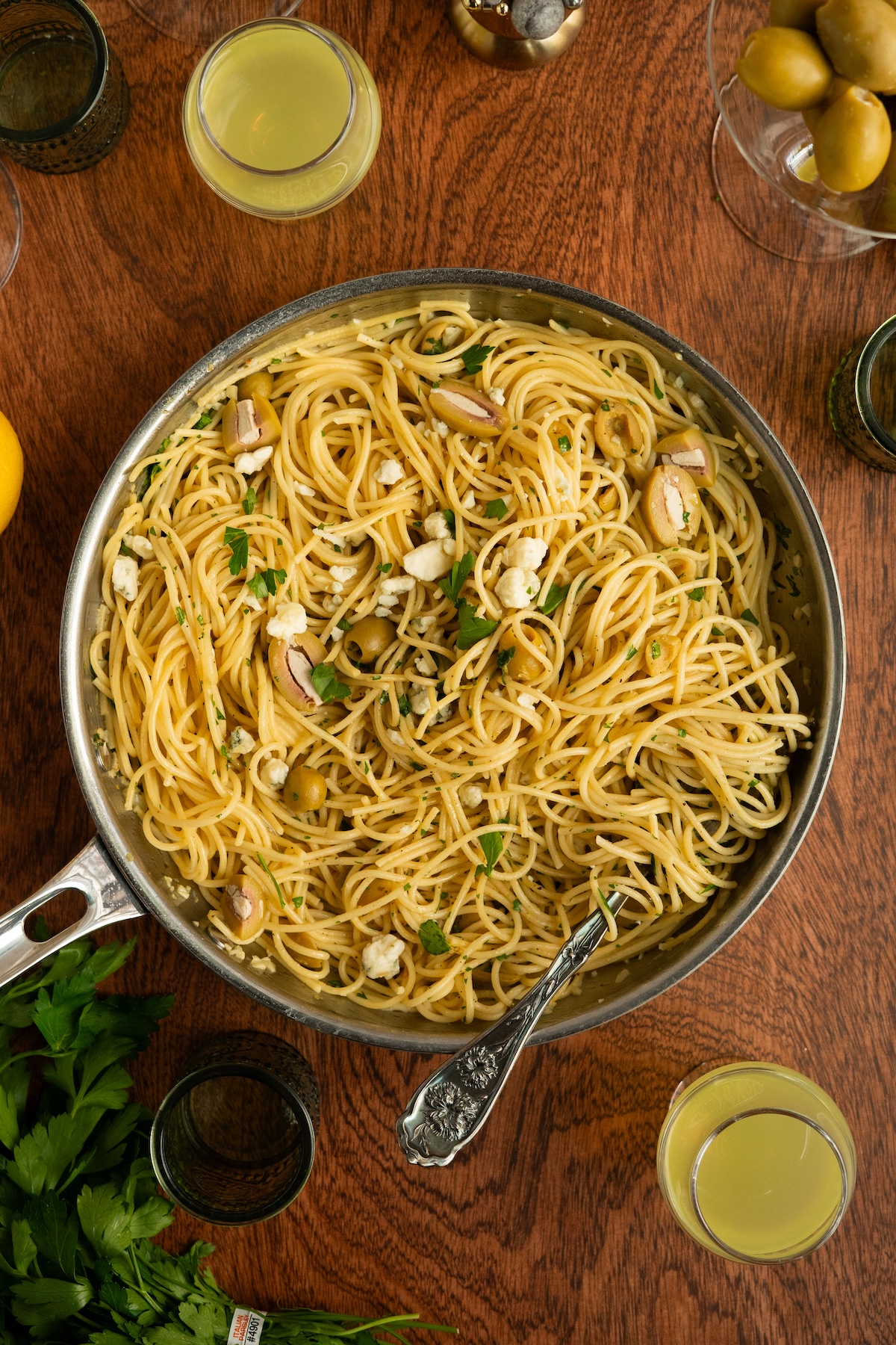 Dirty Martini Pasta