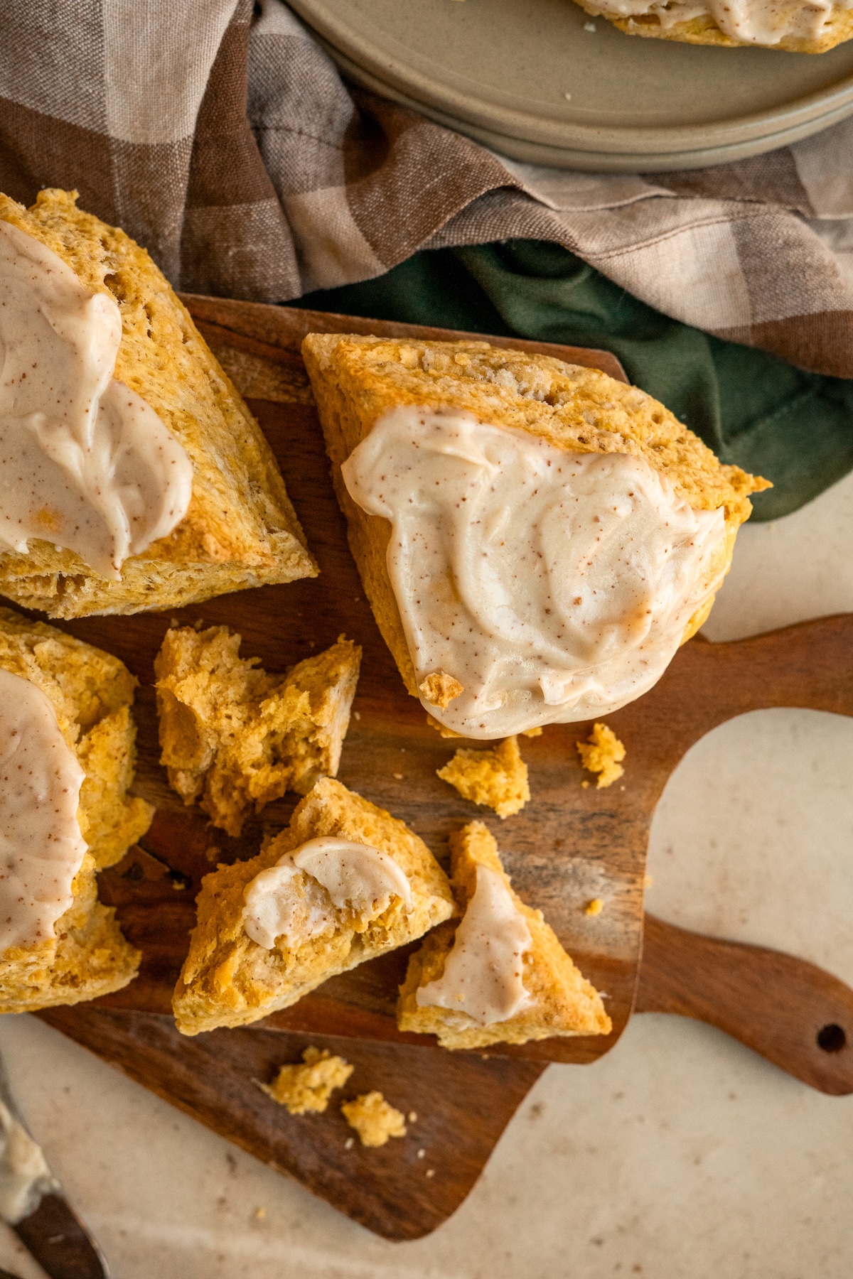 Brown Butter Pumpkin Scones
