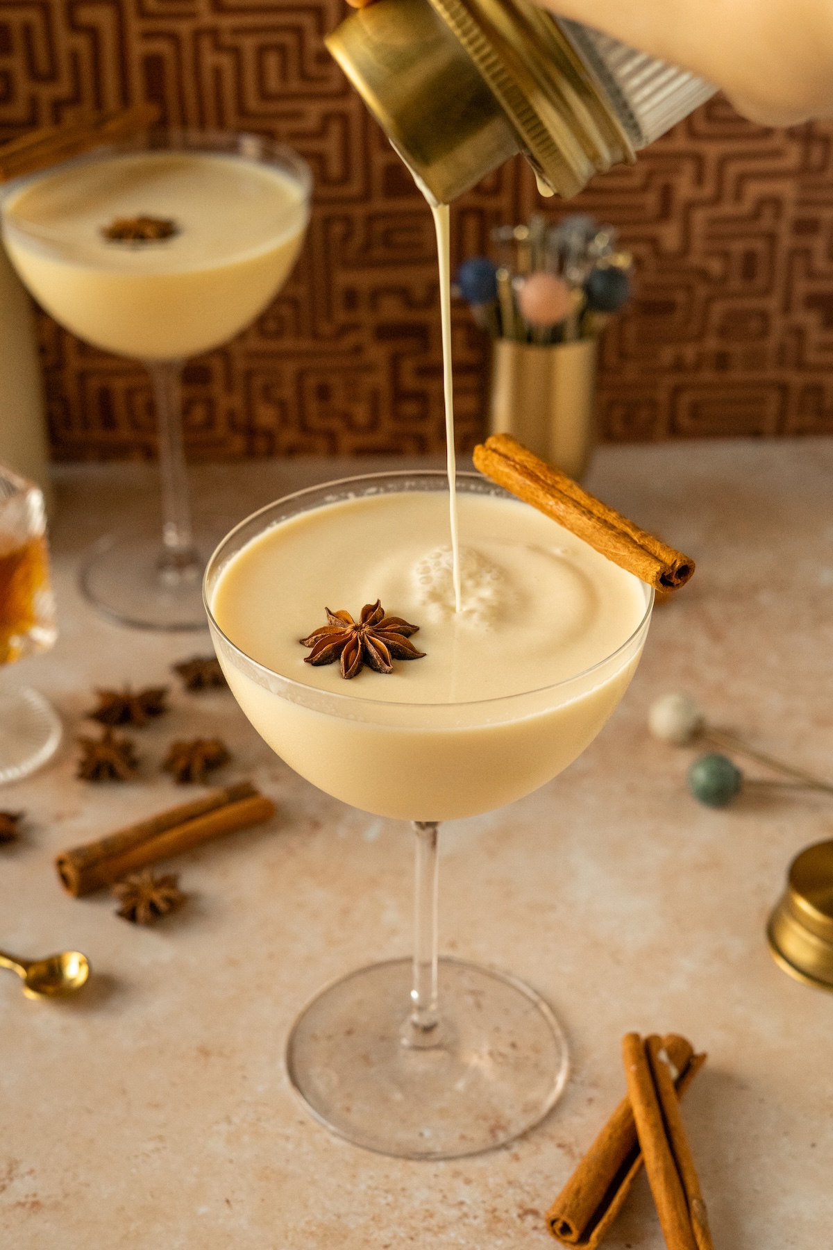 Eggnog Martinis