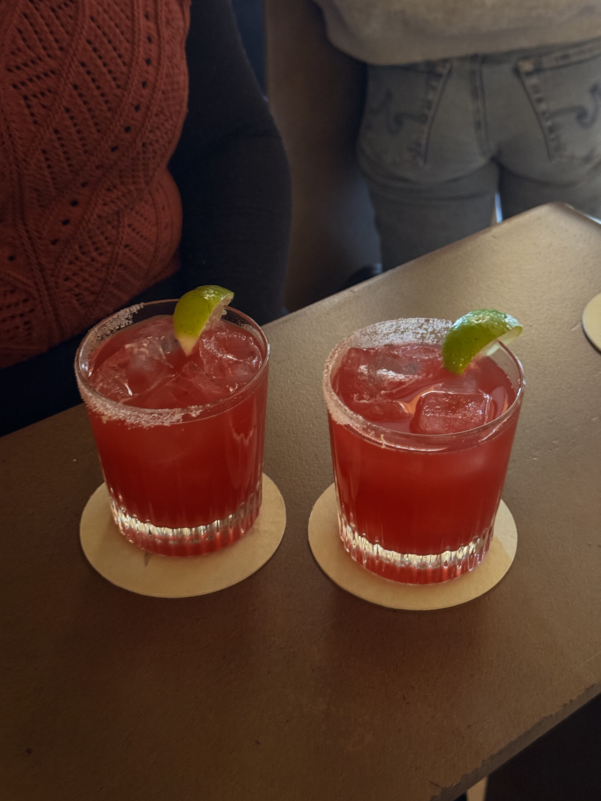prickly pear margaritas.