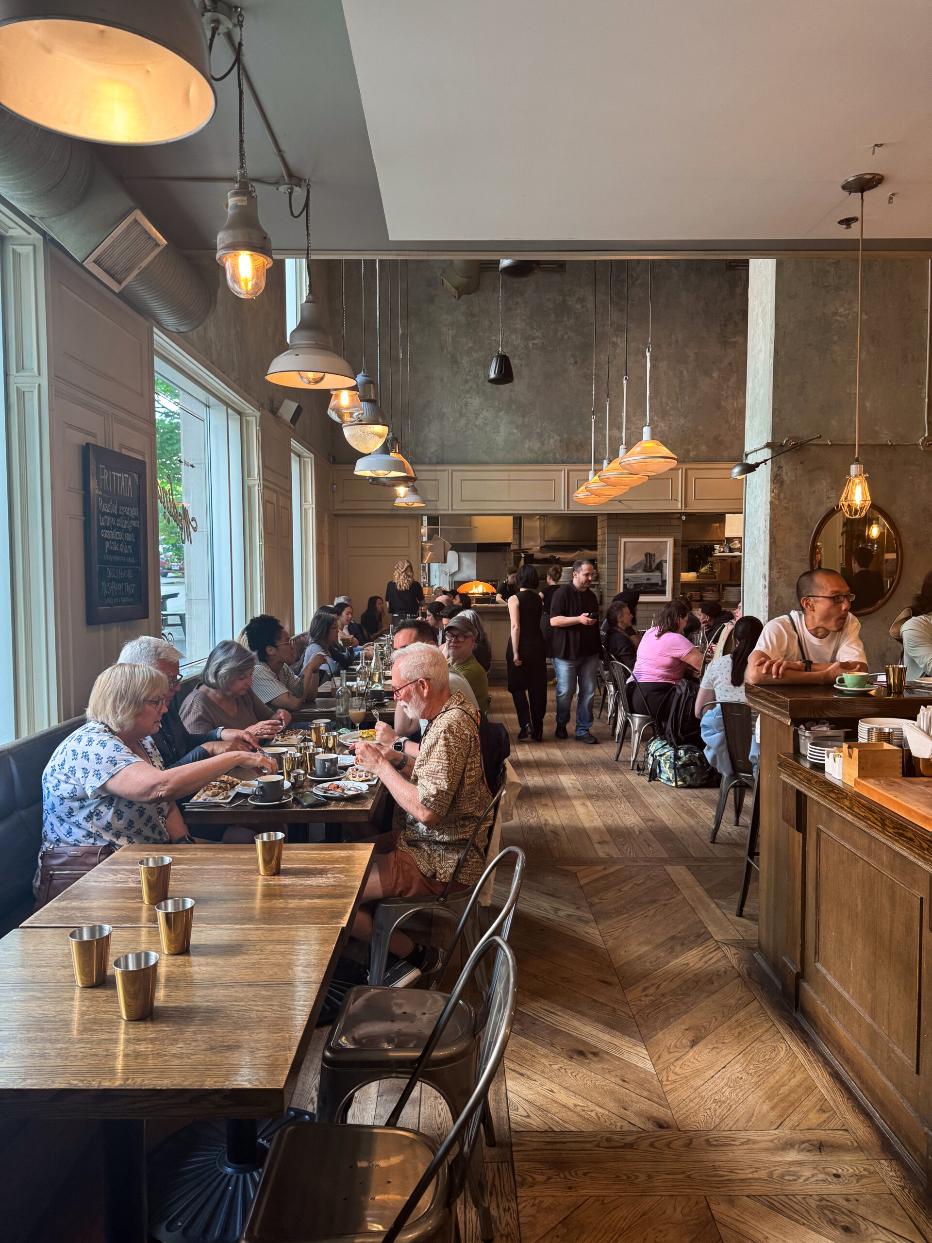 cafe interior.