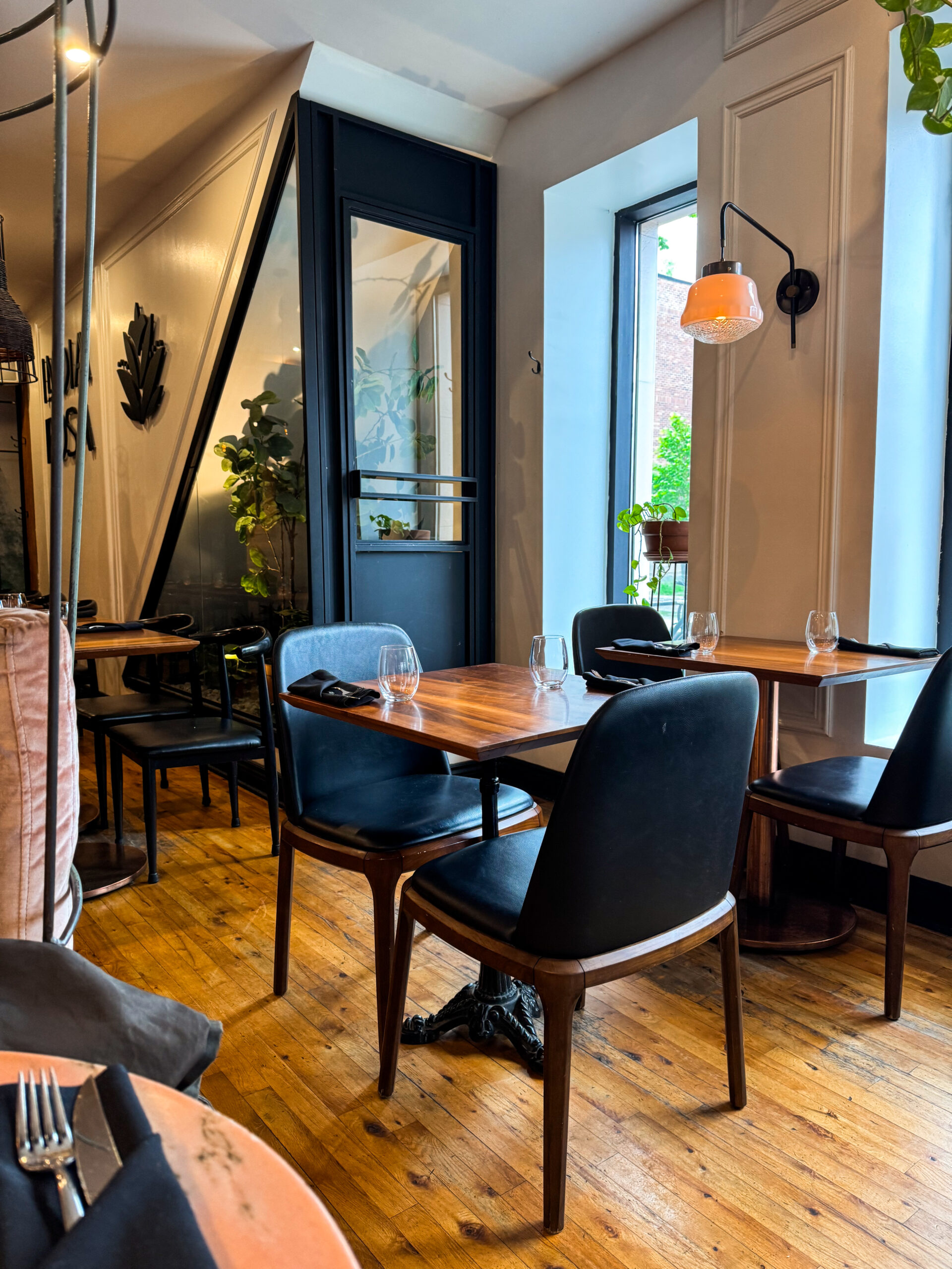restaurant interior.