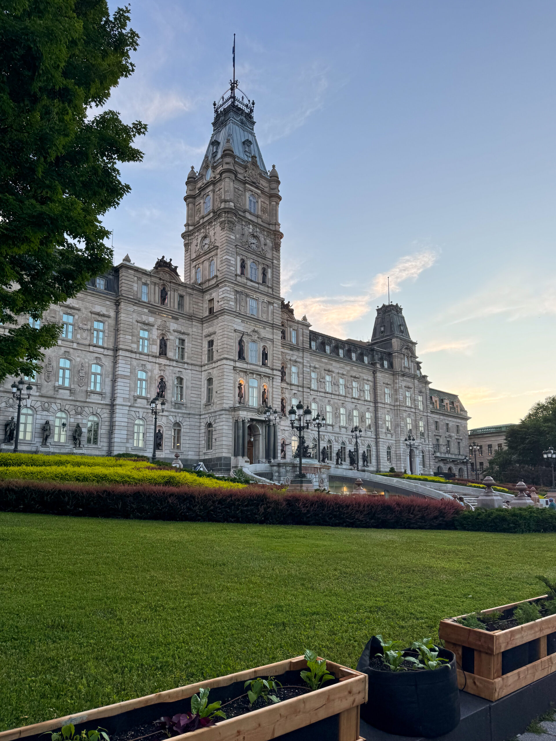 Quebec City parliament building.