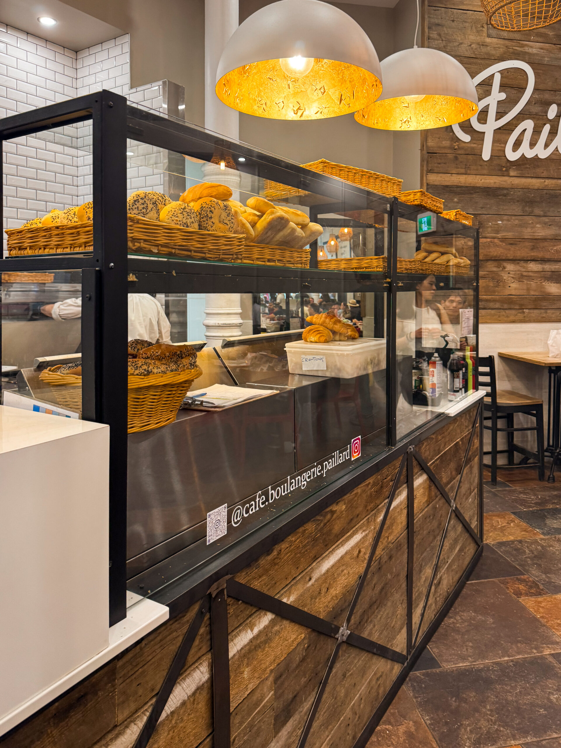bakery counter.